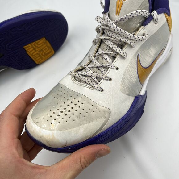 Nike Kobe 5 Laker Playoff Home Sz 10.5 RARE main image 9